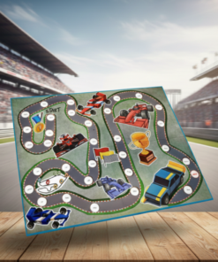Spike’s Sight Words: Formula One Board – Early Literacy Game