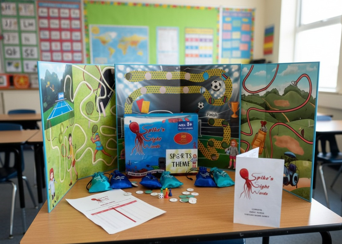 Sports 1 Theme Pack | Spike’s Sight Words