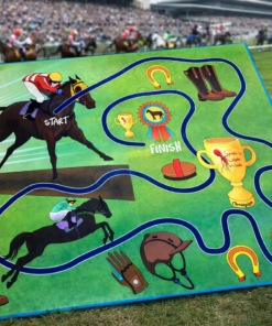 Spike’s Sight Words: Horse Racing Board – Early Literacy Game
